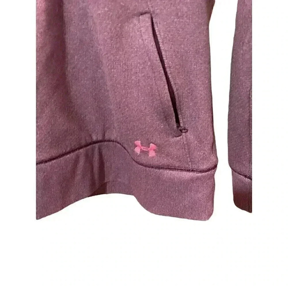 Under Armour Cold Gear Pullover Sweatshirt Women's 1/4 Size Small Fitted - Picture 2 of 9